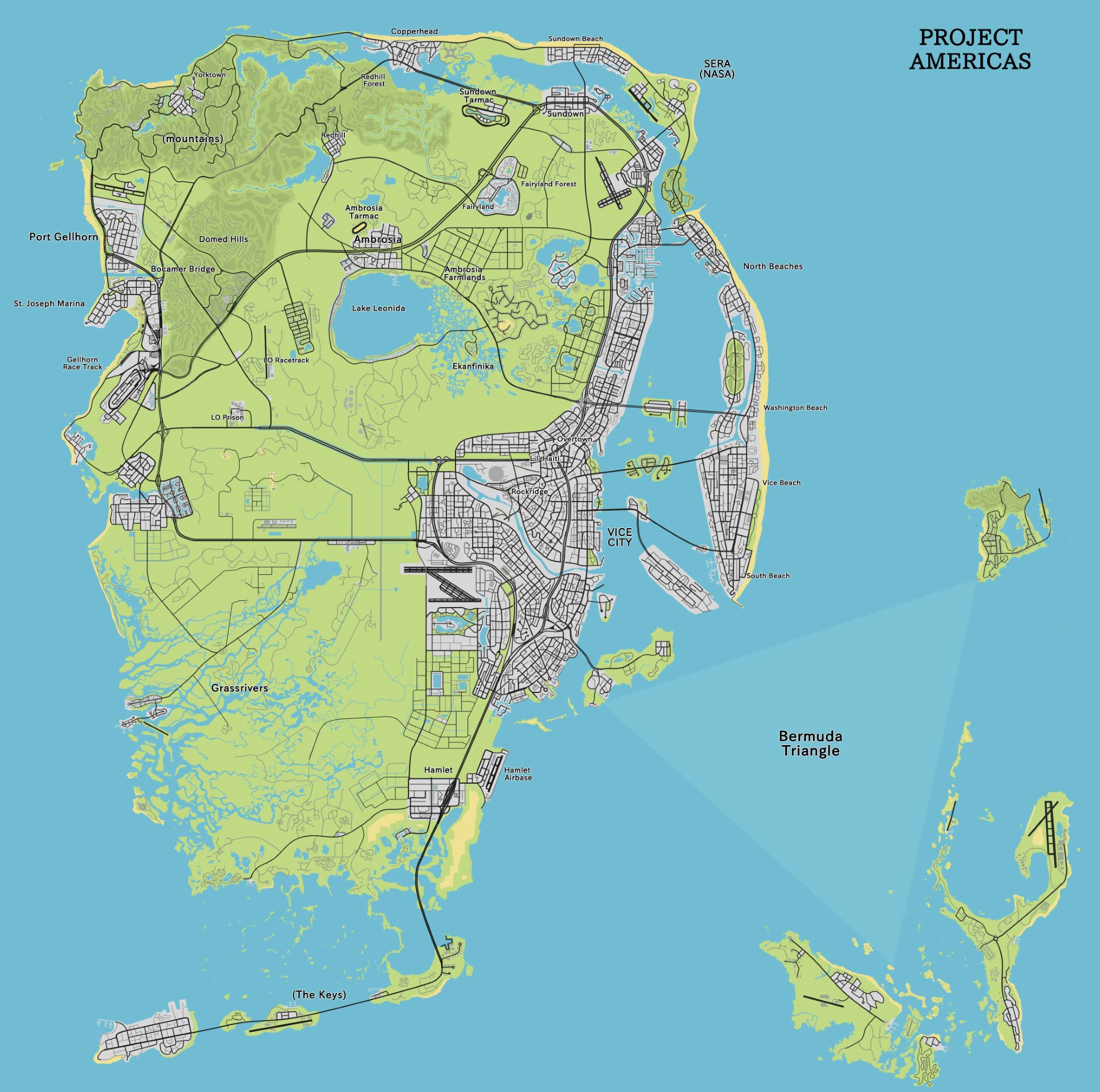 GTA VI Map (2025)